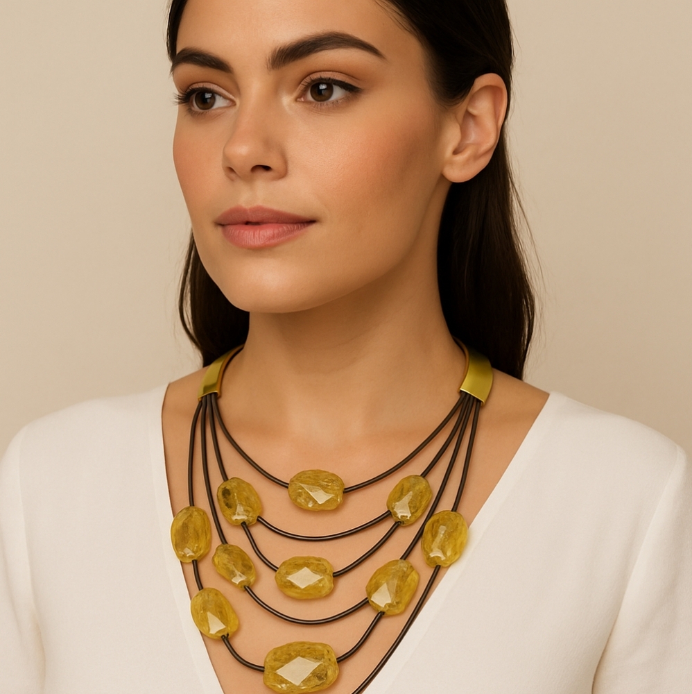 St. Thomas Style Statement‎ Necklace